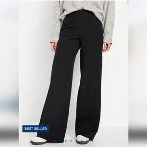 High-Waisted Pull-On Pixie Wide-Leg Pants for Women
